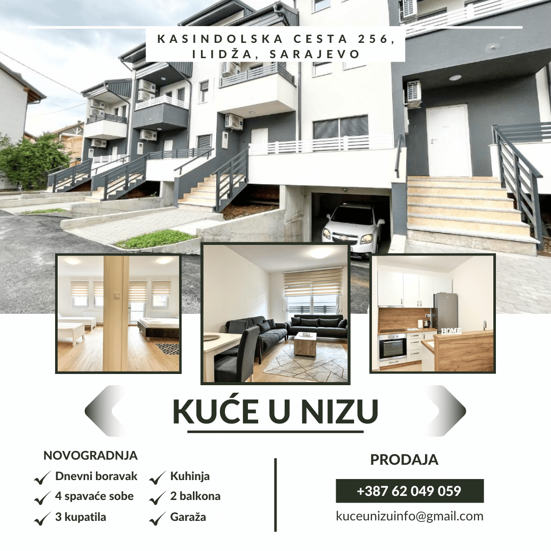 Kuće u nizu – PRODAJA – Novogradnja