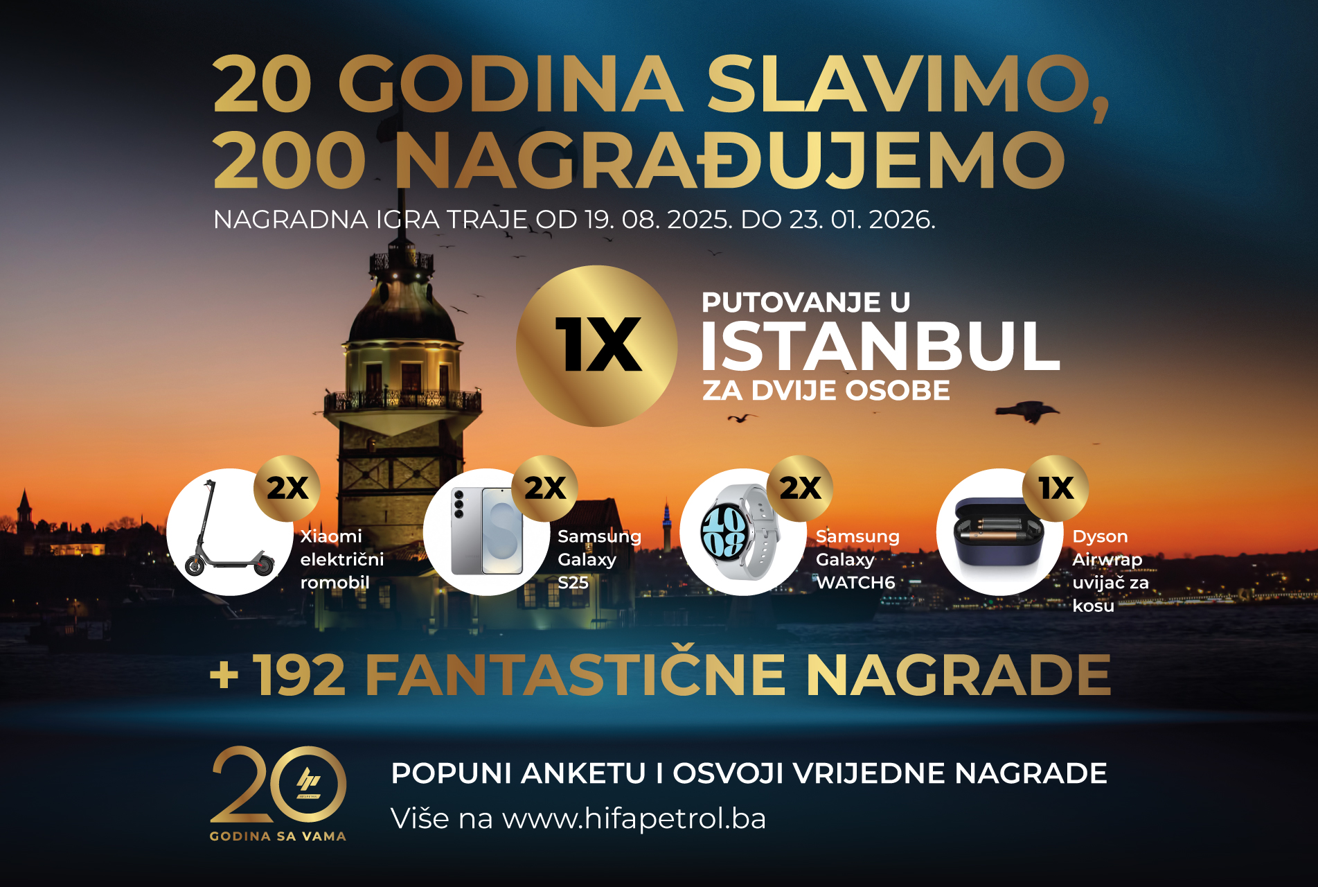 Hifa Petrol nagrađuje lojalnost povodom 20 godina postojanja